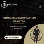 Unmarried Certificate Pakistan