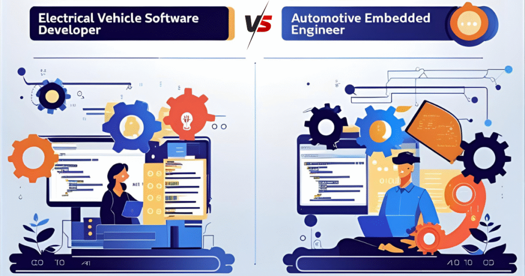 Electrical Vehicle Software Developer vs. Automotive Embedded Engineer What’s the Difference