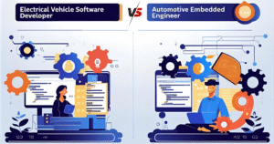 Electrical Vehicle Software Developer vs. Automotive Embedded Engineer What’s the Difference