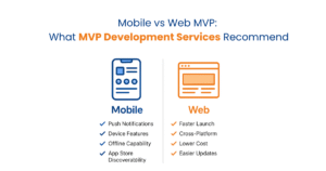 Mobile vs Web MVP What MVP Development Services Recommend